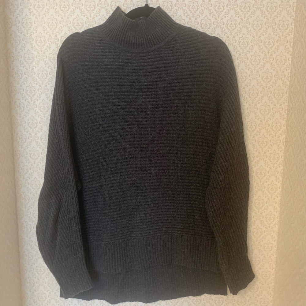 The Loft grey cowlneck sweater